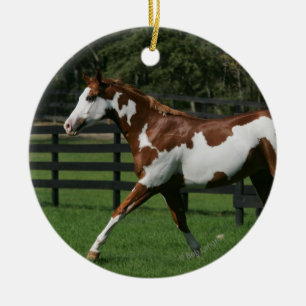 Décoration En Céramique Peignez le cheval courant 1