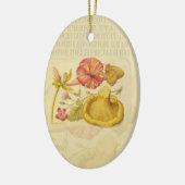 Décoration En Céramique Peinture à l'aquarelle des champignons papillons (Gauche)