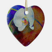 Décoration En Céramique Peinture à l'aquarelle élégante boho d'orchidée (Droite)