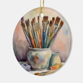 Décoration En Céramique Peinture colorée (Gauche)