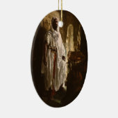 Décoration En Céramique Peinture en chef maure africaine Portrait (Droite)