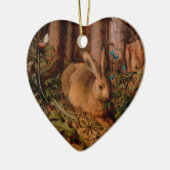 Décoration En Céramique Peinture européenne Rabbit Année 2023 Cadre O (Gauche)