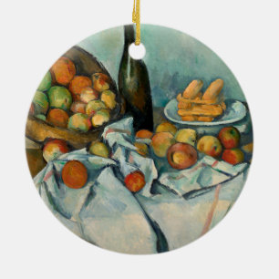Décoration En Céramique Peinture impressionniste de pomme Cezanne Fruit