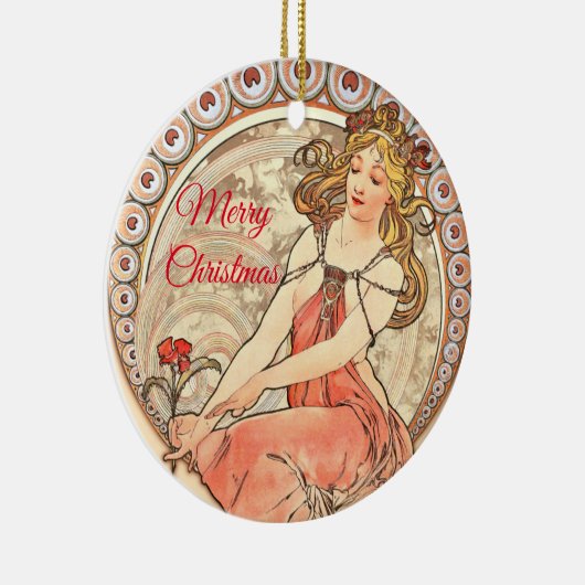 Décoration En Céramique Peinture, Noël (Droite)