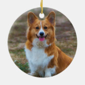 Décoration En Céramique Pembroke Welsh corgi Chien (Dos)