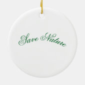 Décoration En Céramique Pendentif de design naturel (Dos)