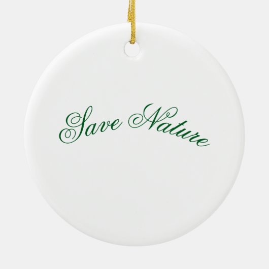 Décoration En Céramique Pendentif de design naturel (Dos)