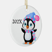 Décoration En Céramique Penguin de Noël  (Droite)