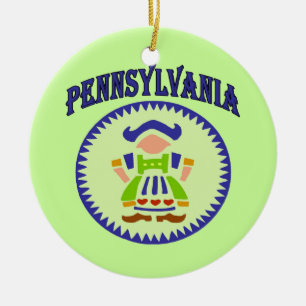 Décoration En Céramique Pennsylvanie néerlandaise