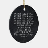 Décoration En Céramique Pensez sur l'écriture sainte chrétienne de bible (Droite)