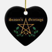 Décoration En Céramique Pentacle (Dos)