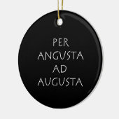 Décoration En Céramique Per angusta ad augusta (Gauche)