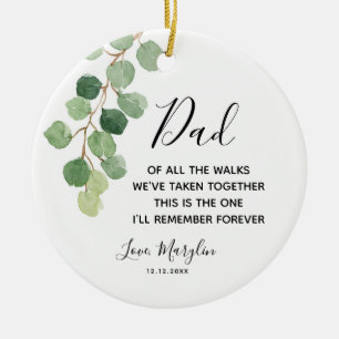 Décoration En Céramique Père de la Mariée Personnalisé De toutes les prome