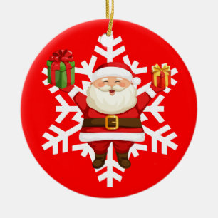 Décoration En Céramique Père Noël