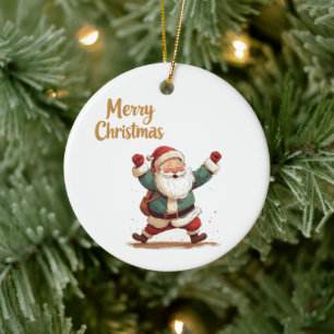 Décoration En Céramique Père Noël
