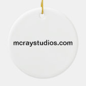 Décoration En Céramique "Père Noël bariolé " (Dos)