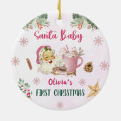 Décoration En Céramique Père Noël Cookies Noël fête d'anniversaire (Dos)