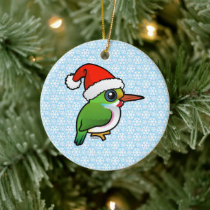 Décoration En Céramique Père Noël Cuban Tody