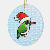 Décoration En Céramique Père Noël Cuban Tody (Gauche)