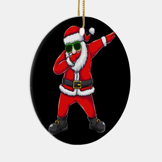 Décoration En Céramique père Noël dabbing dance (Droite)