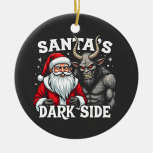 Décoration En Céramique Père Noël Dark Side Christmas Evil Krampus