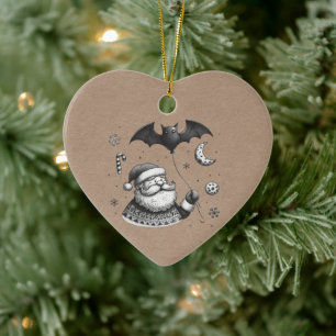 Décoration En Céramique Père Noël des griffes
