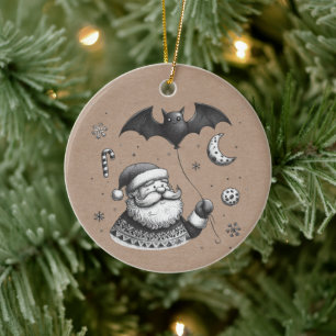 Décoration En Céramique Père Noël des griffes