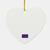 Décoration En Céramique Père Noël écossaise avec Highland Cow tirant traîn (Dos)