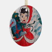 Décoration En Céramique Père Noël Helper Christmas (Droite)