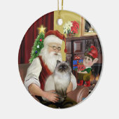 Décoration En Céramique Père Noël - Himalaya cat 7 (Gauche)