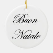 Décoration En Céramique Père Noël italienne, Noël italien, Italie (Dos)