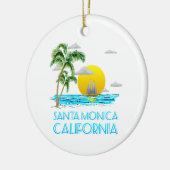 Décoration En Céramique Père Noël Monica Californie (Gauche)