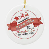 Décoration En Céramique Père Noël Photo Noël Personnalisé (Devant)