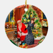 Décoration En Céramique Père Noël stupide ! Je préfère les bijoux :/ (Dos)