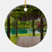 Décoration En Céramique Pergola De Wisteria (Dos)