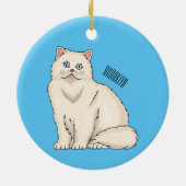 Décoration En Céramique Persian cat (Dos)