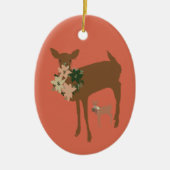 Décoration En Céramique Personalizable Ornament (Devant)