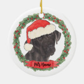 Décoration En Céramique Personalized Black Labrador (Dos)