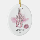 Décoration En Céramique Personalized Christmas ballet Ballerina dancer (Droite)