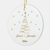 Décoration En Céramique Personalized Couples Chrétiens pour Boyfriend (Gauche)