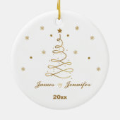 Décoration En Céramique Personalized Couples Chrétiens pour Boyfriend (Dos)