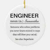 Décoration En Céramique Personalized EMT Definition (Dos)