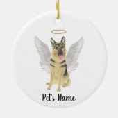 Décoration En Céramique Personalized German Shepherd Sympathy Bereavement (Dos)
