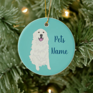 Décoration En Céramique Personalized Great Pyrenees