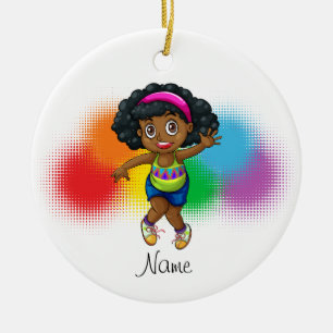 Décoration En Céramique Personalized Hip Hop Dance Christmas Ornaments