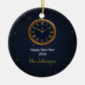 Décoration En Céramique Personalized New Year 2026 Countdown Ornament (Devant)