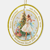 Décoration En Céramique Personalized Nutcracker Ballet Christmas - Gift (Gauche)