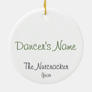 Décoration En Céramique Personalized Nutcracker Clara Keepsake Ceramic Or