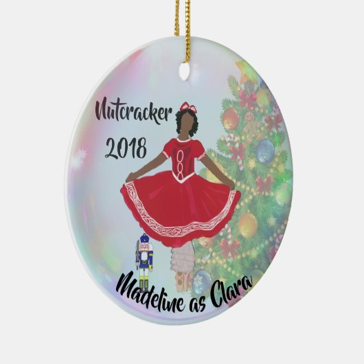 Décoration En Céramique Personalized Nutcracker Ornament - Clara (Droite)