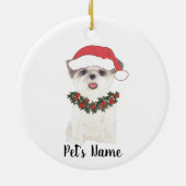 Décoration En Céramique Personalized Shih Tzu (Brown & White) (Dos)
